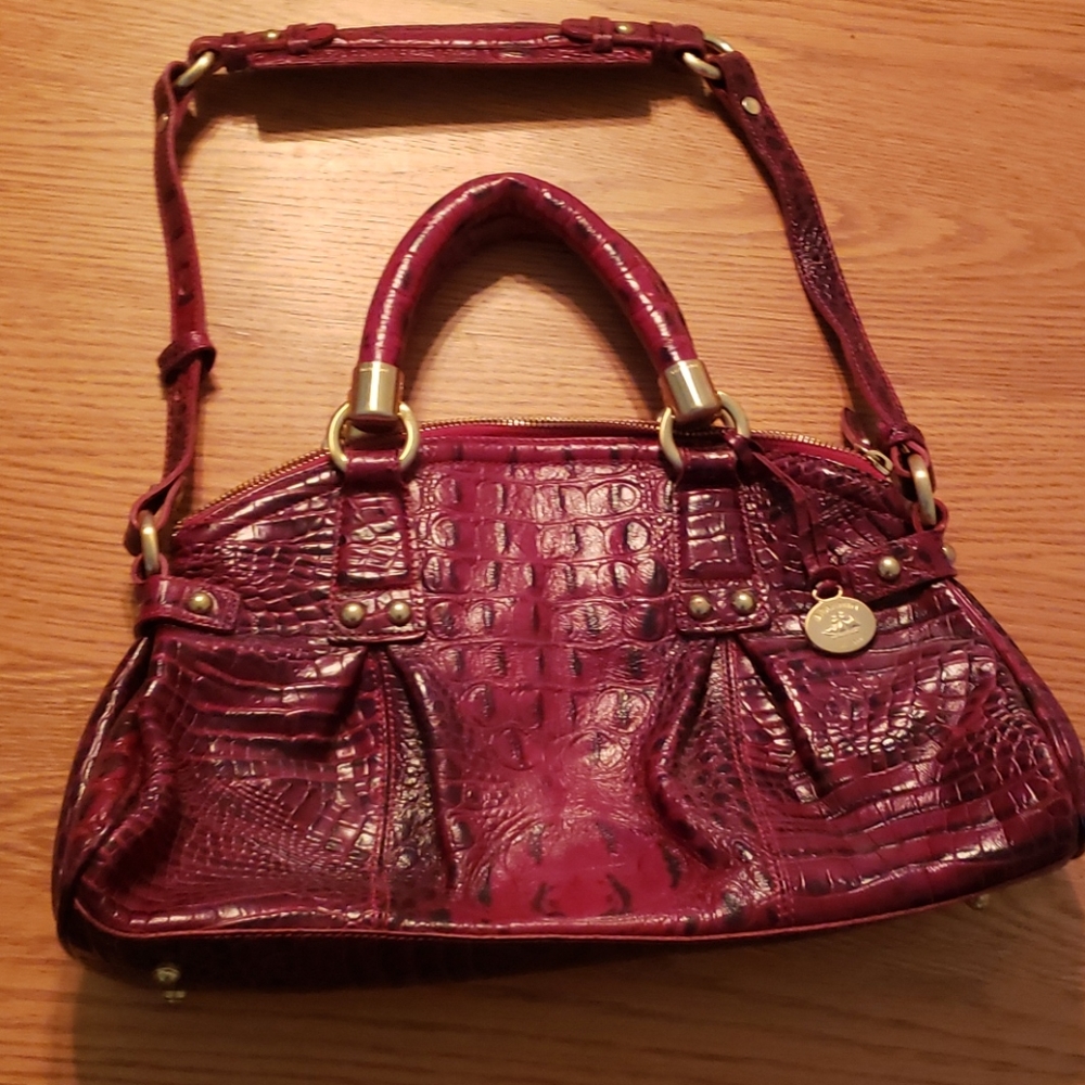 Red Brahmin shoulder bag